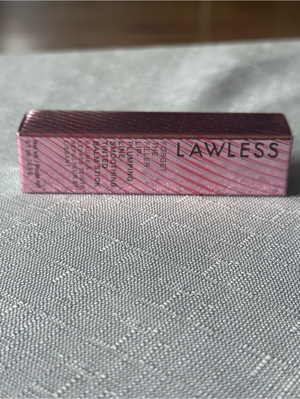 LAWLESS Forget The Filler Tinted Balm Stick Sugarplum 0.1 oz NIB